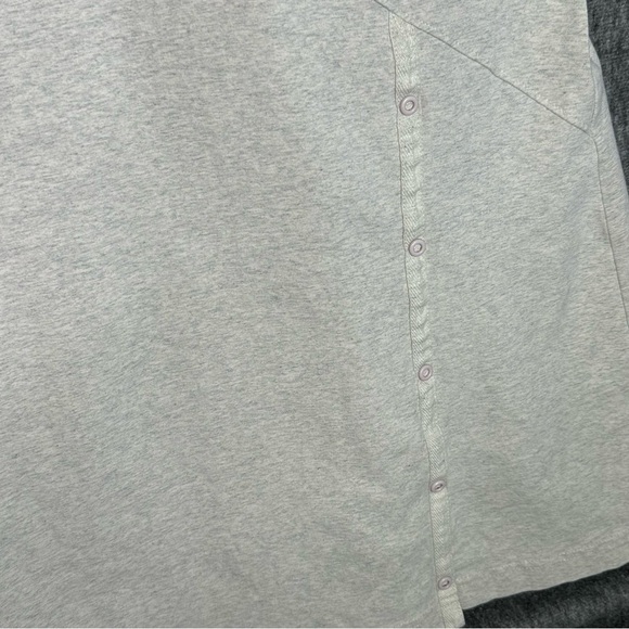 Athleta | Sweatshirt Hoodie Tunic Dress in Gray‎  Workout Athletic Sporty Sz XS - Picture 6 of 13